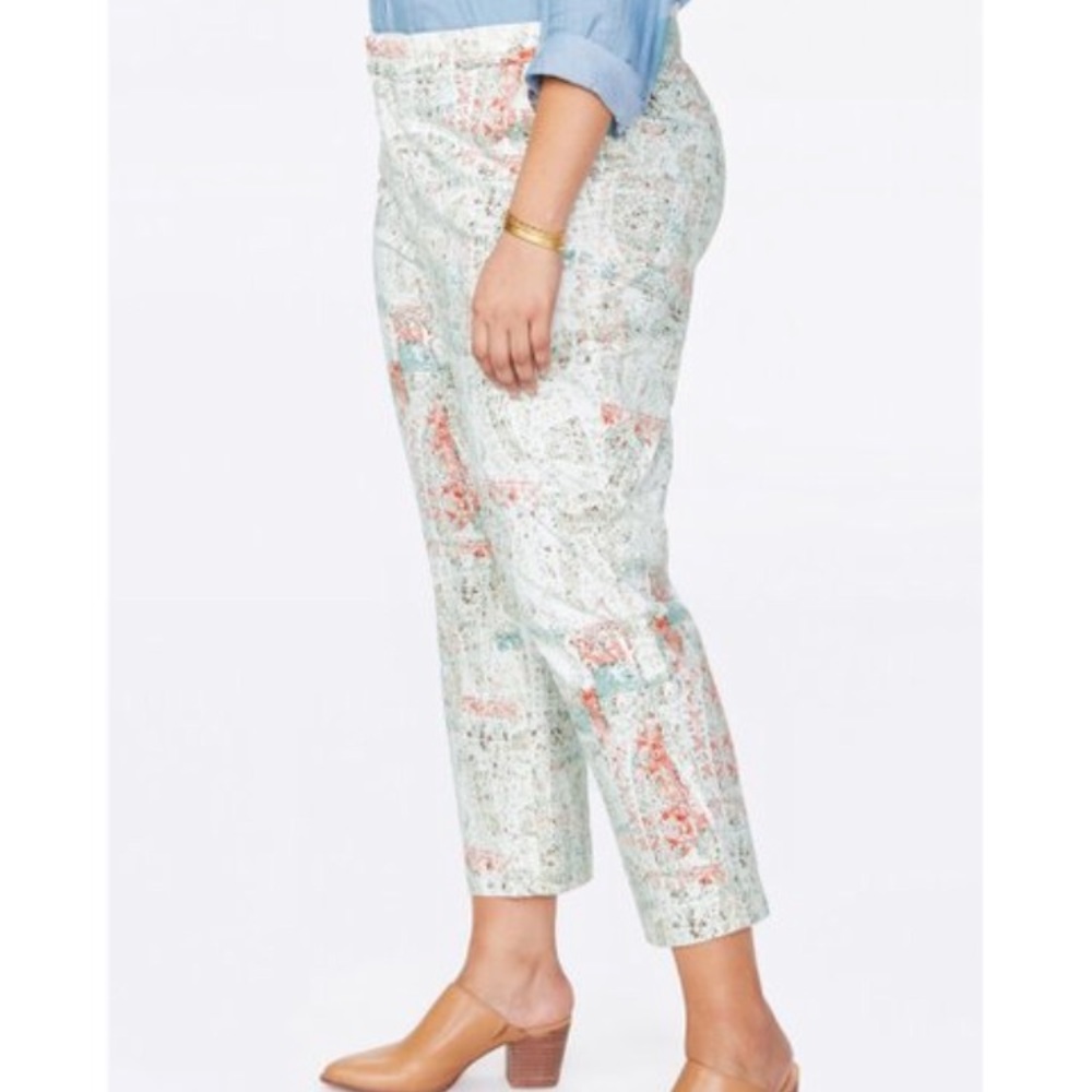 NYDJ Ami Skinny cropped jeans in Canyon Clay Paisley size 12 - Picture 11 of 11
